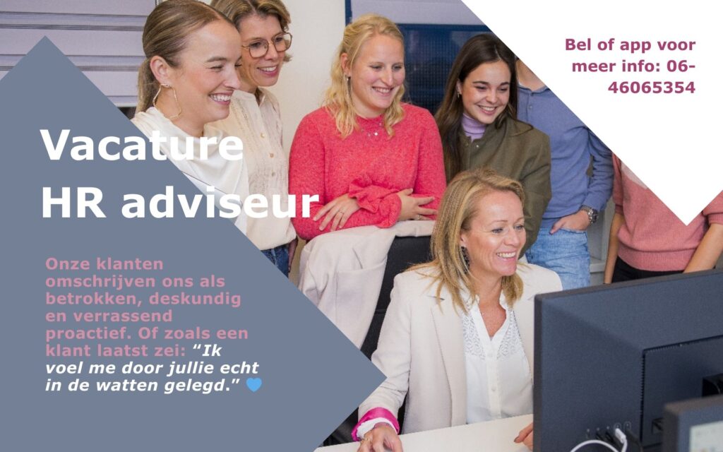 Kopie van Vacature HR adviseur - Vacature HR Adviseur - - B-Talented